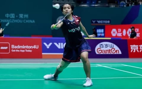 Kalahkan Petra Maixnerova, Gregoria Mariska Tunjung lolos ke 32 besar BWF World Championship Prancis open 2025.