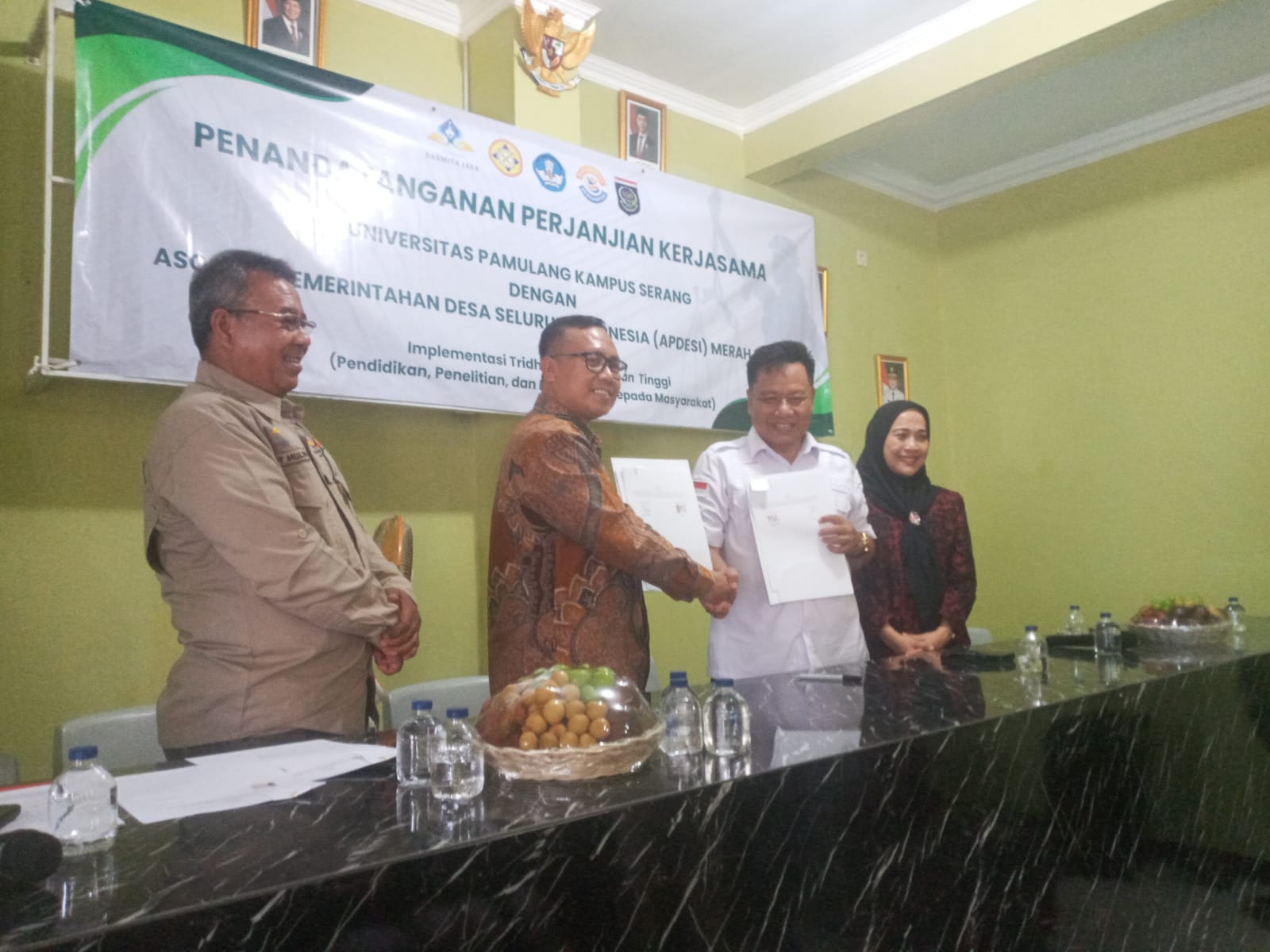 Unpam dan APDESI  jalin kerjasama wujudkan tri dharma perguruan tinggi