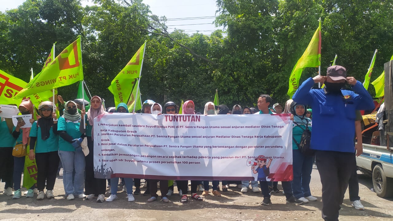 PT Sentra Pangan Utama PHK Sepihak Ketua Serikat Pekerja, Ini Upaya Union Busting