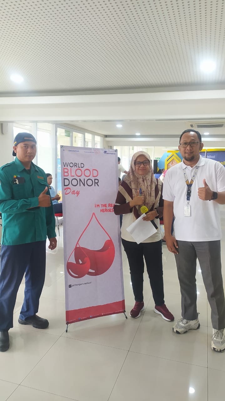PT. Garudafood Putra Putri Jaya Tbk Gresik Gelar Donor Darah Rutin, Tingkatkan Kepedulian Sosial Karyawan