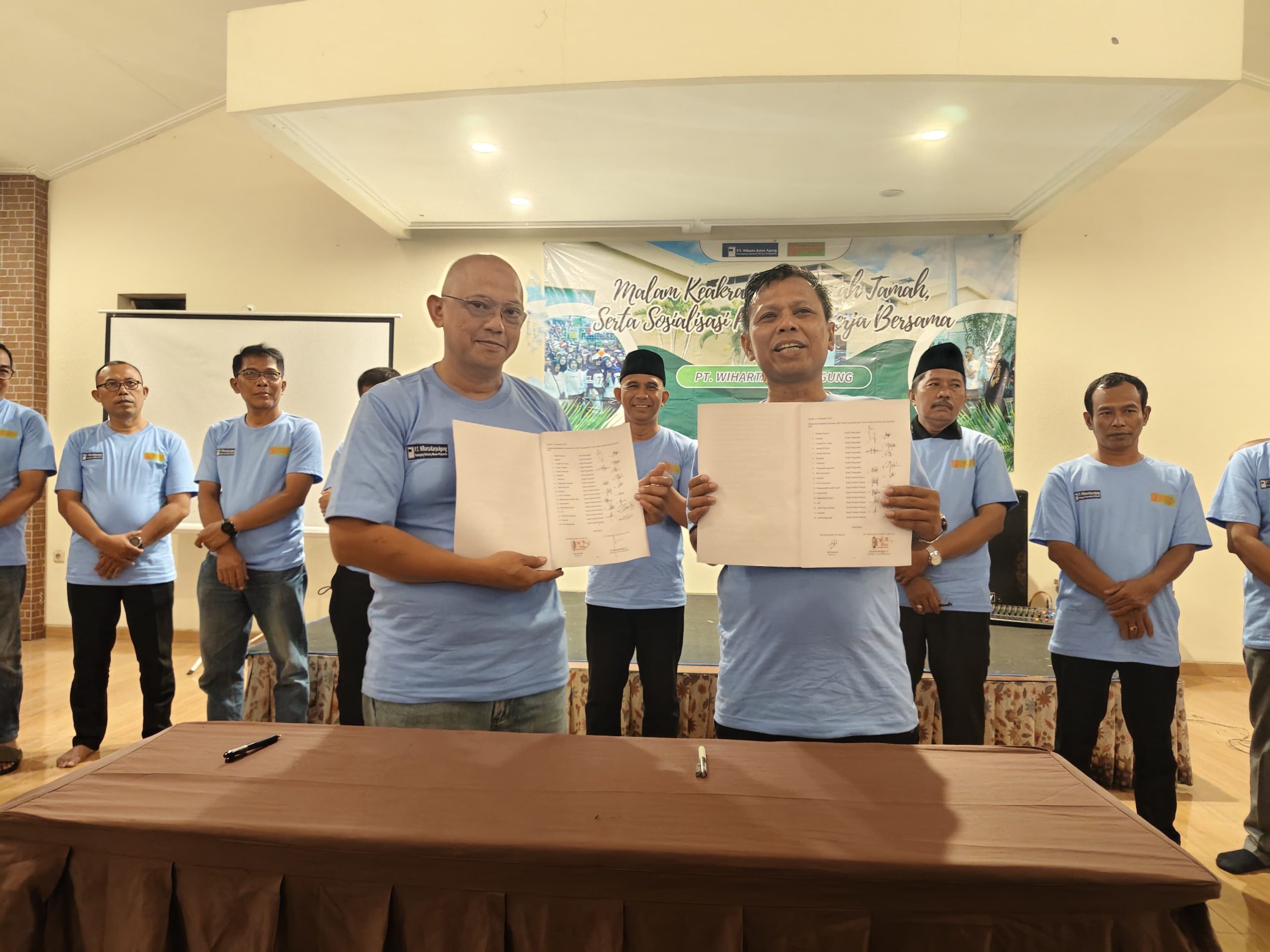 Kesepakatan Bersama PKB PT. Wiharta Karya Agung, Langkah Awal Hubungan Industrial Yang Harmonis