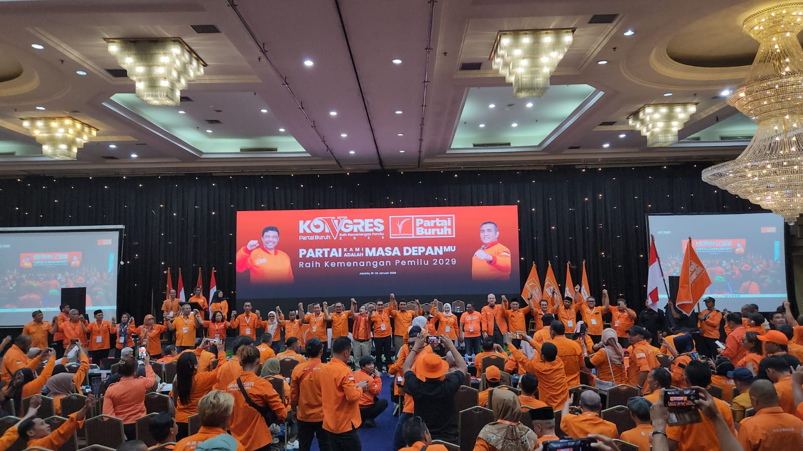 Partai Buruh Resmikan Struktur Kepengurusan Periode 2026–2031 dalam Kongres V di Jakarta