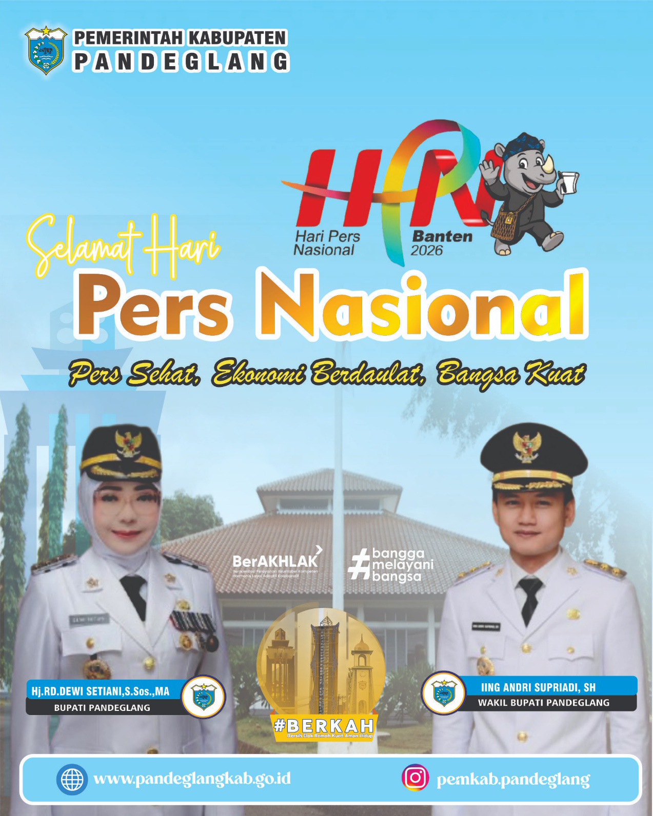 Pemkab Pandeglang beri ucapan selamat HPN Tahun 2026