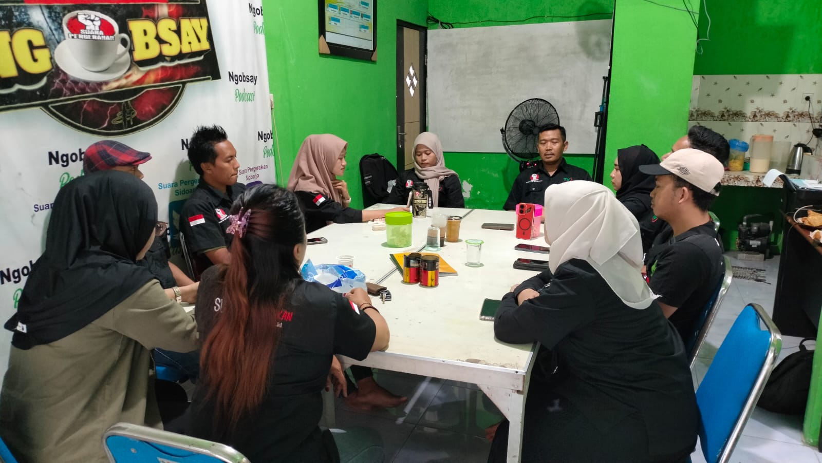 Koordinasi dan Buka Bersama Tim Media Suara Pergerakan JATIM