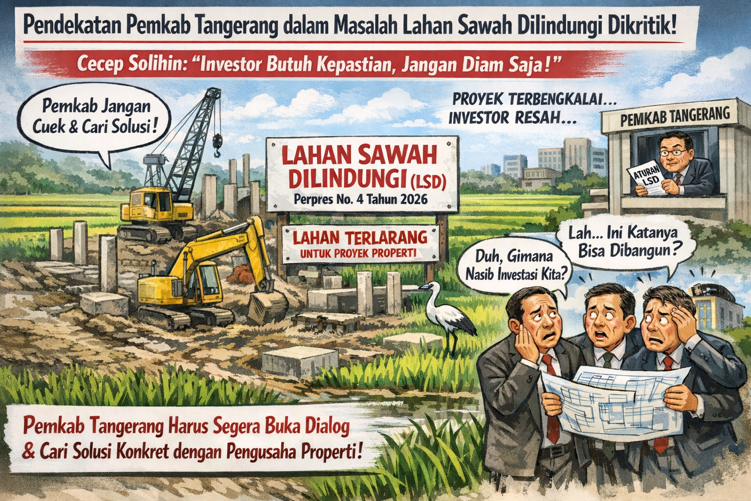 Kebijakan LSD Picu Ketidakpastian Investasi, Pemkab Tangerang Dinilai Belum Tunjukkan Solusi